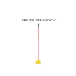 PALO PISO FIBRA VIDRIO ROJO