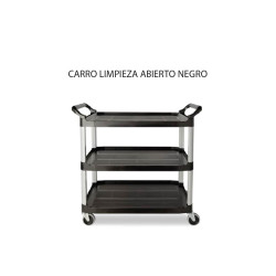 CARRO LIMPIEZA ABIERTO NEGRO