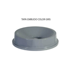TAPA EMBUDO COLOR GRIS