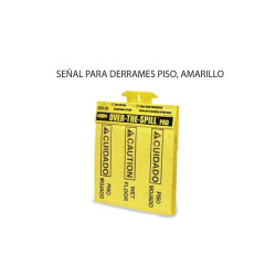 SEÑAL PARA DERRAMES PISO,...