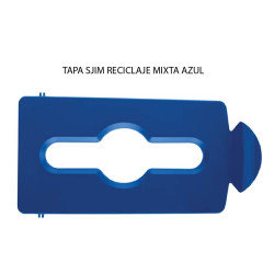 TAPA SJIM RECICLAJE MIXTA AZUL