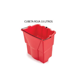 CUBETA ROJA 33 LITROS