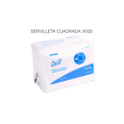 SERVILLETA CUADRADA 1X100