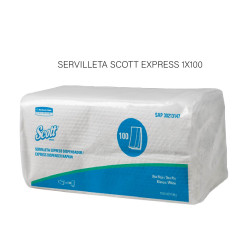 SERVILLETA SCOTT EXPRESS 1X100