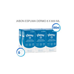 JABON ESPUMA DERMO 6 X 800 ML