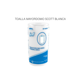 TOALLA MAYORDOMO SCOTT BLANCA
