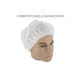 COBERTOR CABELLO BLANCO 10X100