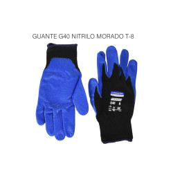 GUANTE G40 NITRILO MORADO...