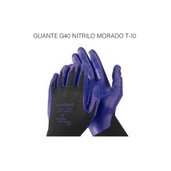 GUANTE G40 NITRILO MORADO...