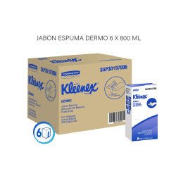 JABON ESPUMA DERMO 6 X 800 ML