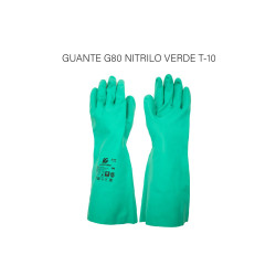 GUANTE G80 NITRILO VERDE...