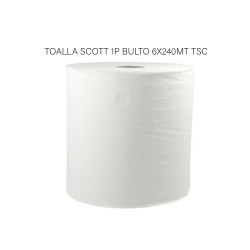 TOALLA SCOTT 1P BULTO 6X240 MT