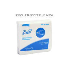SERVILLETA SCOTT PLUS 24X50