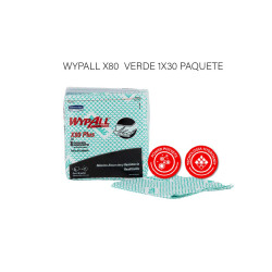 WYPALL X80  VERDE 1X30 PAQUETE