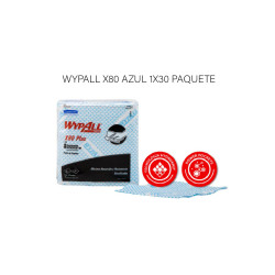 WYPALL X80 AZUL 1X30 PAQUETE