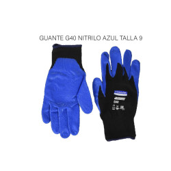 GUANTE G40 NITRILO AZUL...