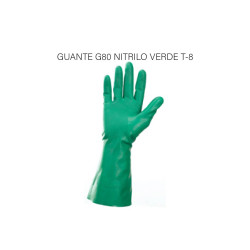 GUANTE G80 NITRILO VERDE...