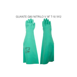 GUANTE G80 NITRILO V 18"...