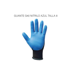 GUANTE G40 NITRILO AZUL...