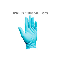 GUANTE G10 NITRILO AZUL...