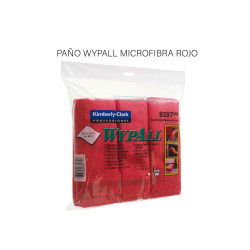 PAÑO WYPALL MICROFIBRA ROJO