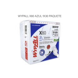 WYPALL X80 AZUL 1X30 PAQUETE