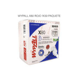 WYPALL X80 ROJO 1X30 PAQUETE