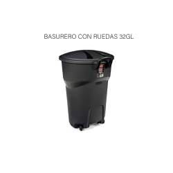 BASURERO CON RUEDAS 32GL
