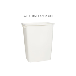 PAPELERA BLANCA 20LT
