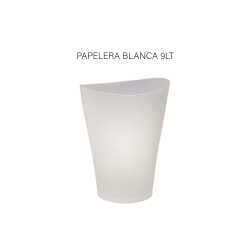 PAPELERA BLANCA 9LT
