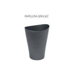PAPELERA GRIS 9LT