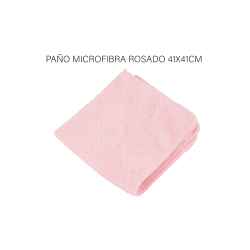 PAÑO MICROFIBRA ROSADO 41X41CM