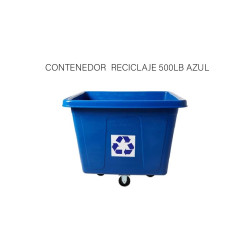 CONTENEDOR  RECICLAJE 500LB...