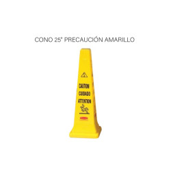 CONO PRECAUCIÓN AMARILLO DE...