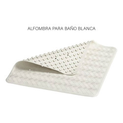ALFOMBRA PARA BAÑO BLANCA