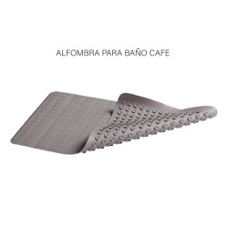 ALFOMBRA PARA BAÑO CAFÉ