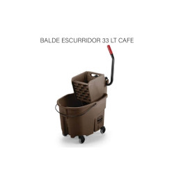 BALDE ESCURRIDOR 33 LT CAFÉ