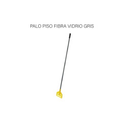 PALO PISO FIBRA VIDRIO GRIS