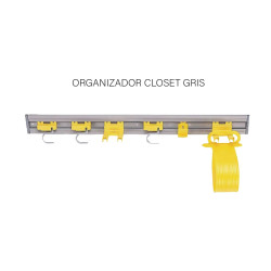 ORGANIZADOR CLOSET GRIS