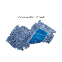 MOPA ALGODON AZUL 18 PULGADAS