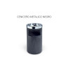 CENICERO METALICO NEGRO