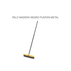 PALO MADERA NEGRO PUNTAN METAL
