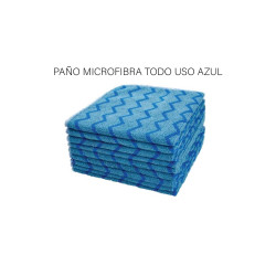PAÑO MICROFIBRA TODO USO AZUL