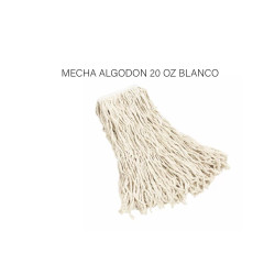 MECHA ALGODON 20 OZ BLANCO
