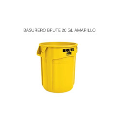 BASURERO BRUTE 20 GL AMARILLO