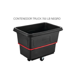 CONTENEDOR TRUCK 700 LB NEGRO