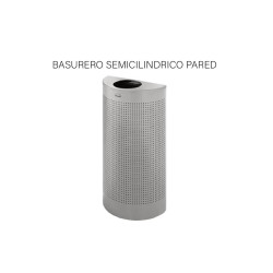 BASURERO SEMICILINDRICO...
