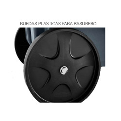 RUEDAS PLASTICAS PARA BASURERO