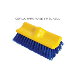 CEPILLO PARA PARED Y PISO AZUL