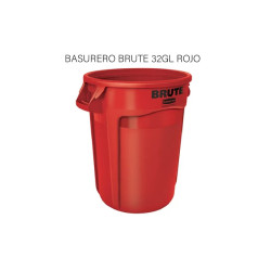BASURERO BRUTE 32GL ROJO